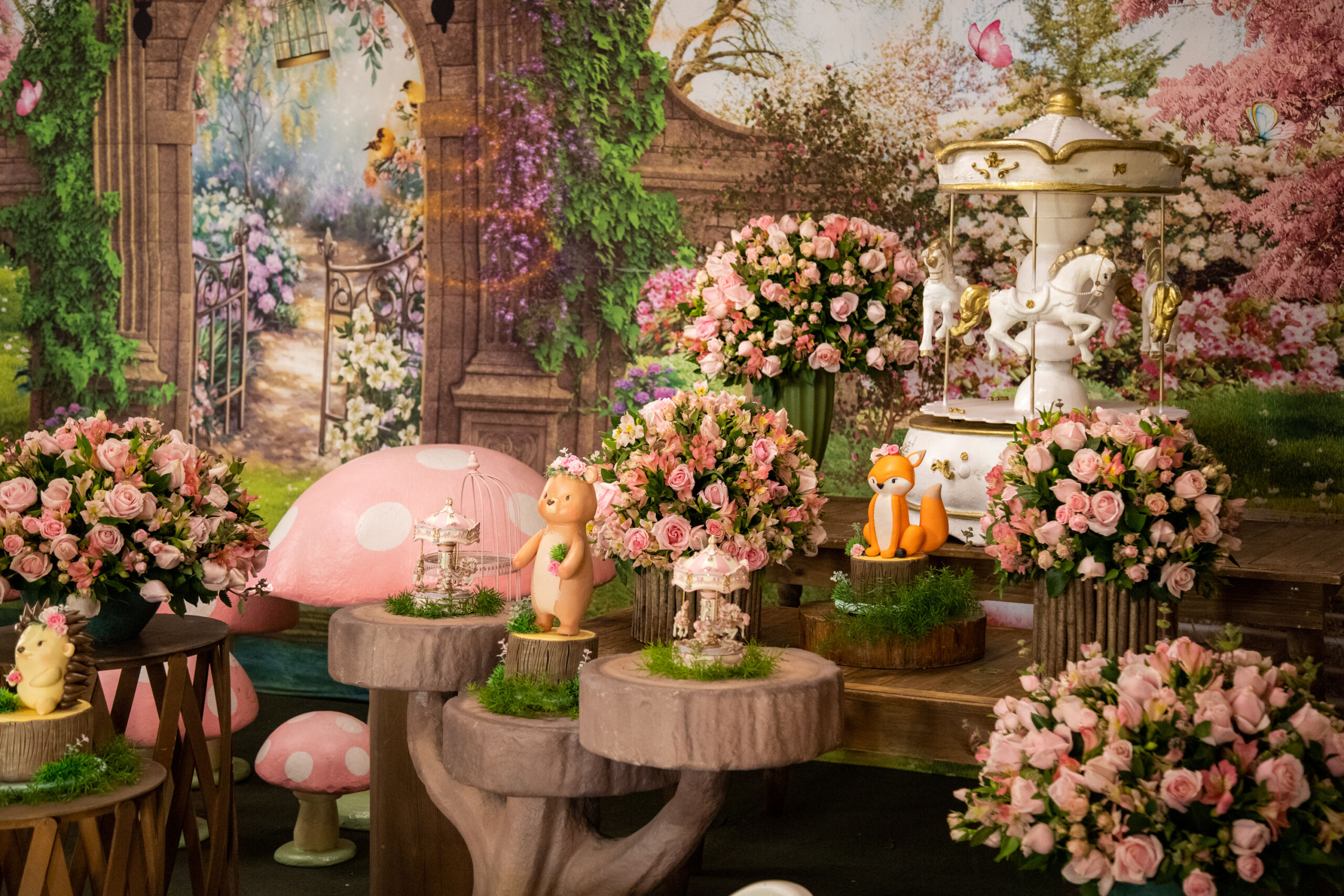 Festa infantil com flores: inspiração de jardim encantado – Inspire ...