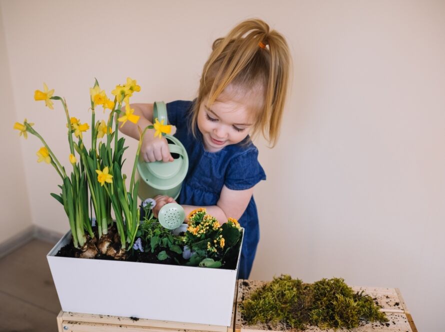 Benefícios das flores para crianças